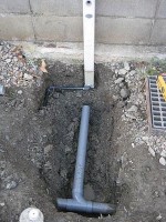水栓柱の取付け「駐車場に散水栓」8