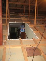 天井下地板を補修「天井収納」5